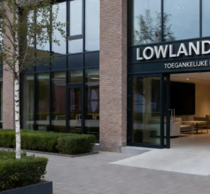 Entree van de Anna Wójcik-Wojeńska Nartnik Pool indoor locatie met uitnodigende verlichting