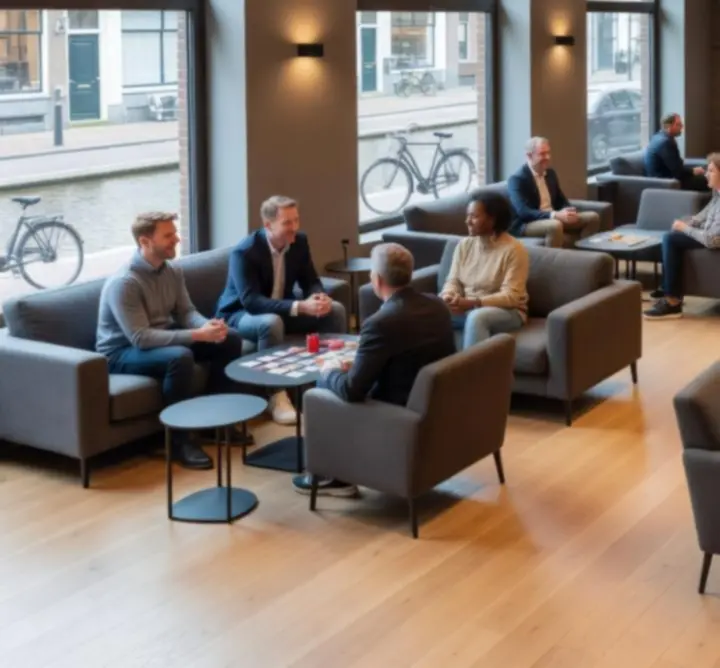 Moderne indoor setting bij Anna Wójcik-Wojeńska Nartnik Pool met focus op spel en interactie